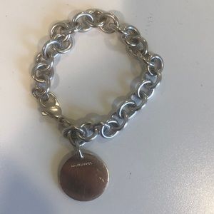 Tiffany’s Circle Tag Charm Bracelet